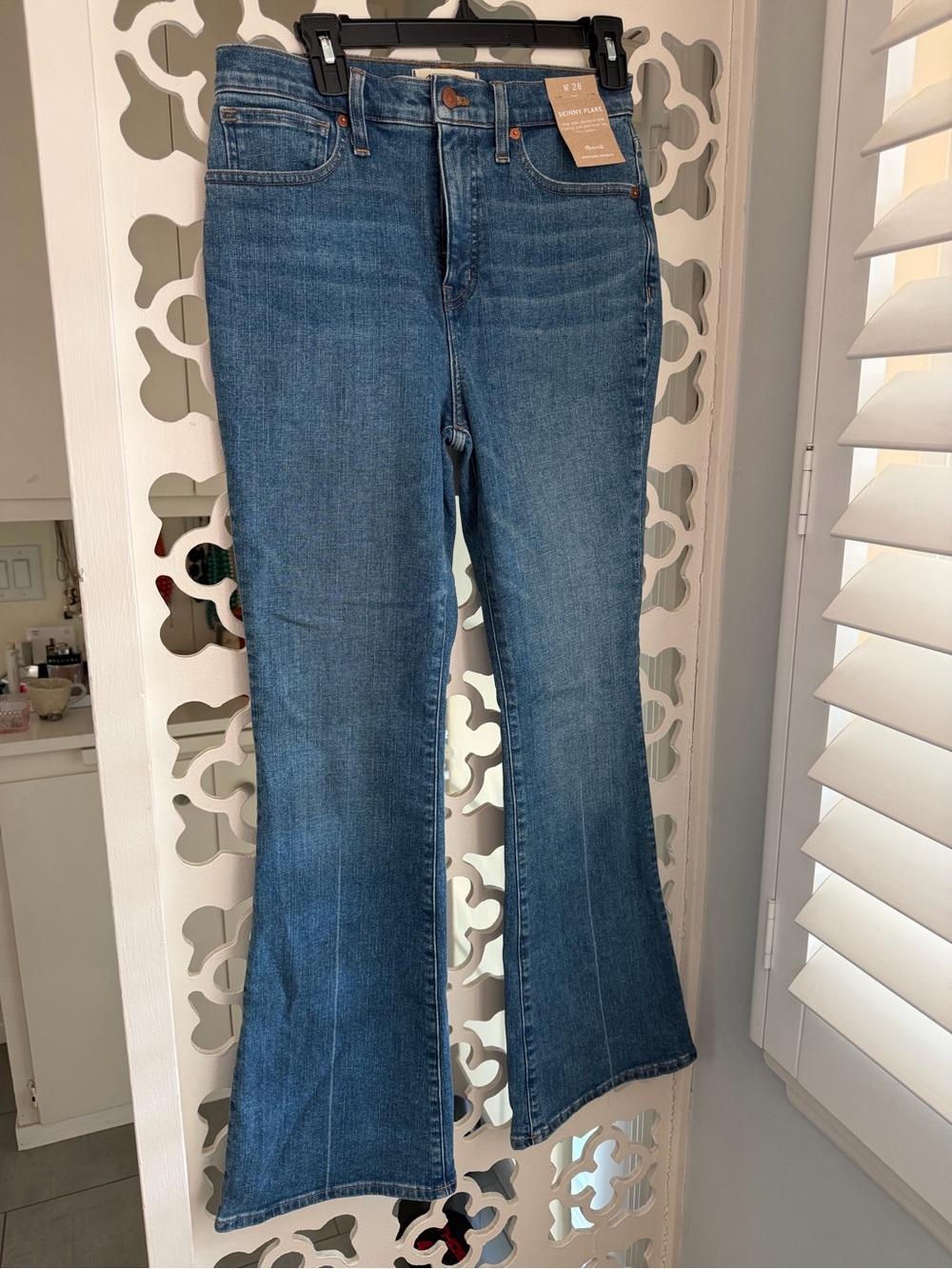 NWT Madewell Skinny Flare Jeans Size 28 – High Rise Medium Wash